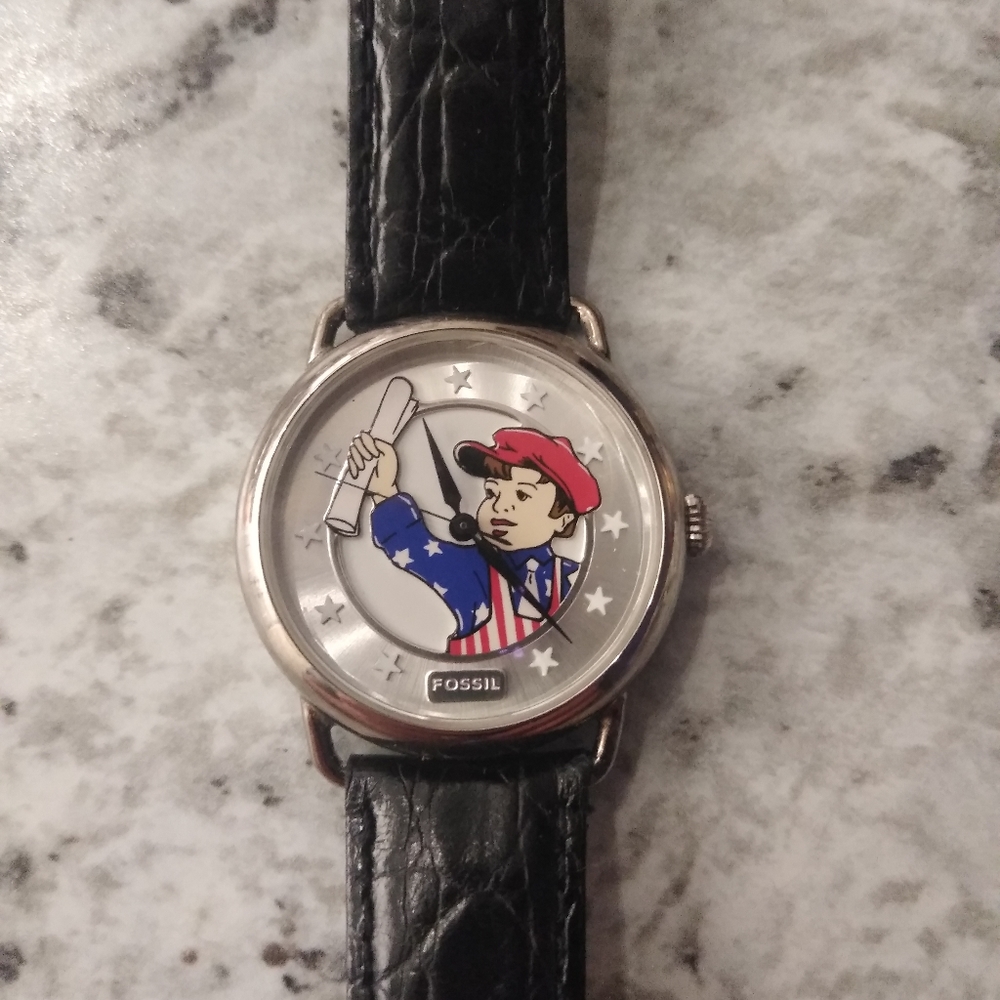 🔥Limited Edition Fossil Paper Boy Watch.🔥